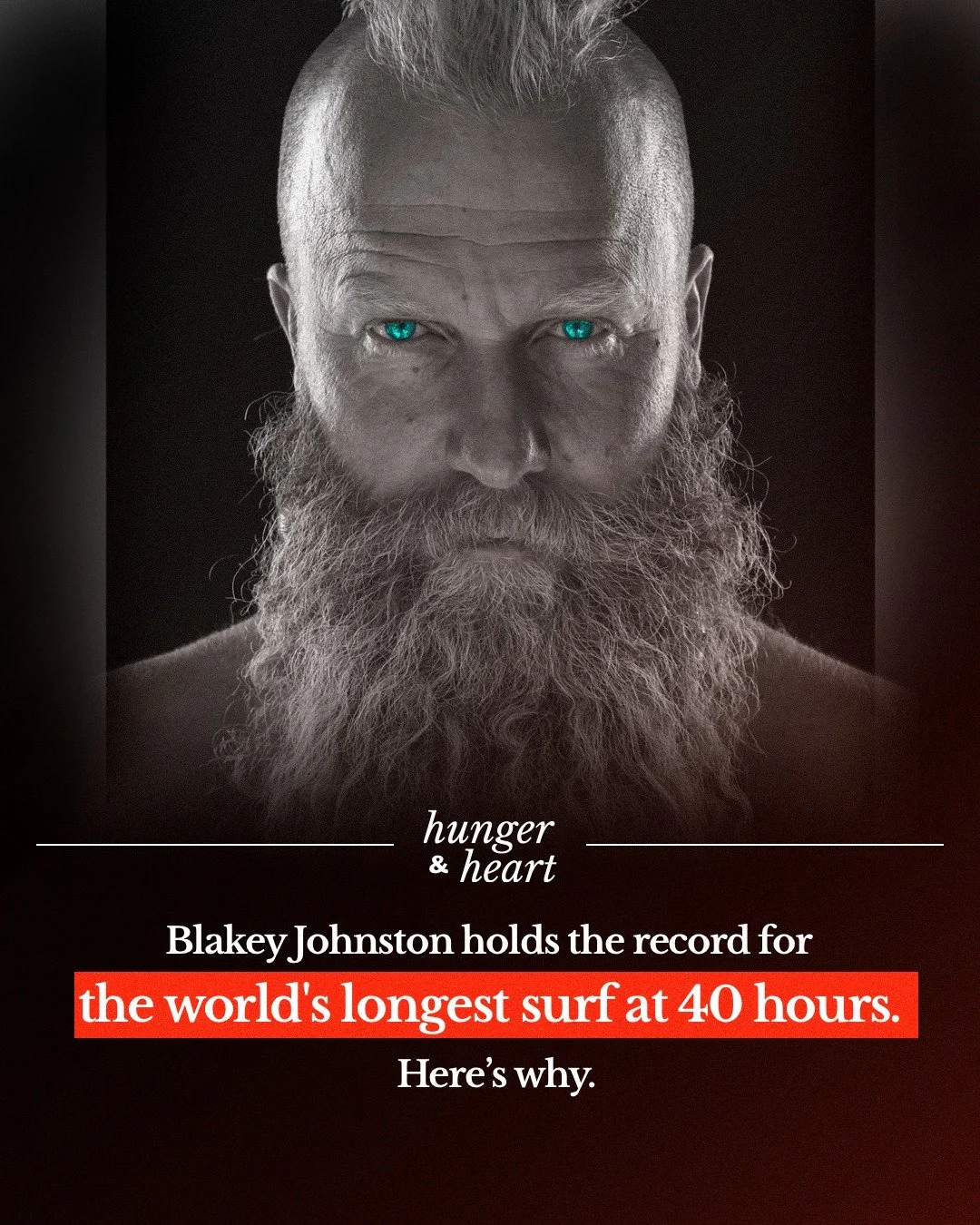 Blake Johnston grew up in Cronulla as the middle of five brothers, surfing every day, bursting with energy, and following his dad into the ocean whenever he could.

Then one afternoon he got a phone call that changed everything.

His response to the 
