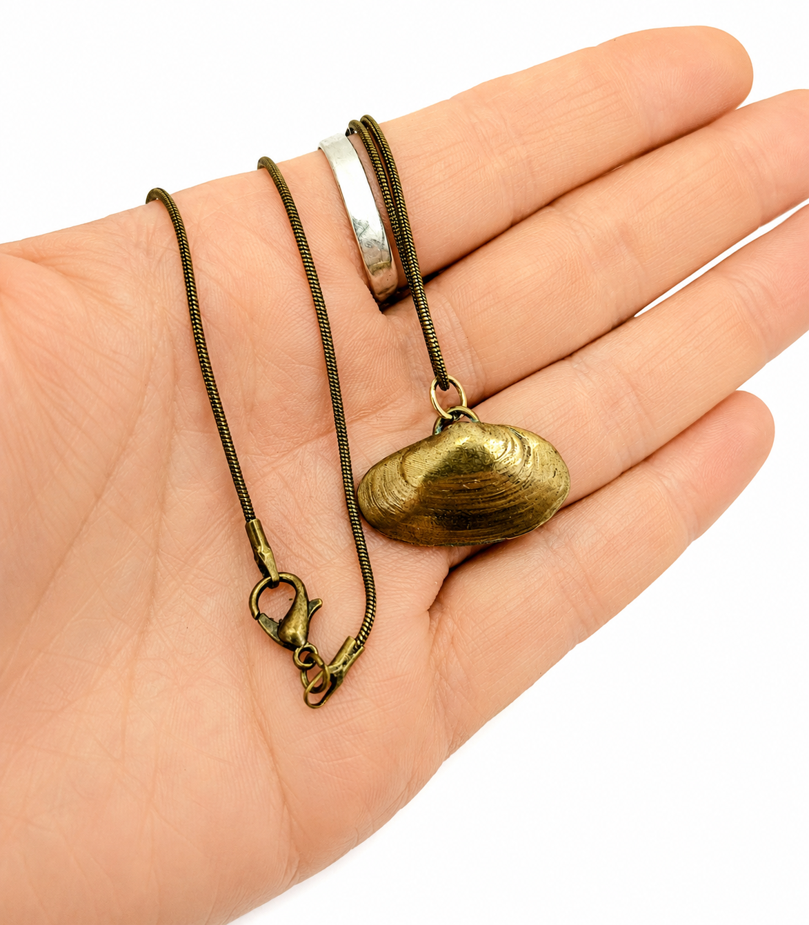 Bronze Pipi Pendant