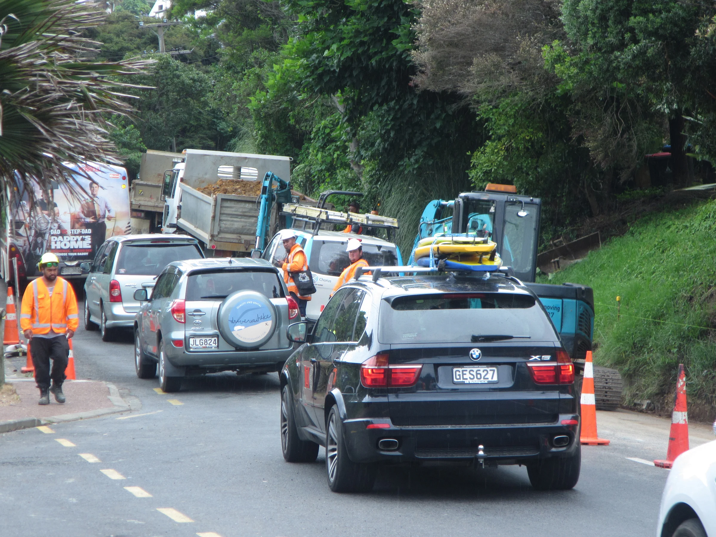 Cars on Waiheke