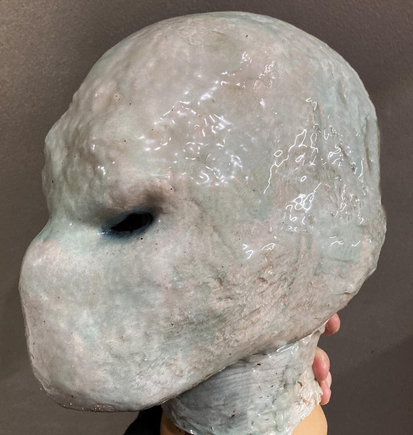 The silicone cast and paint up! This was an immensely fun piece to work on. It was ultimately a fairly simple design, which wound up playing on distorting real facial structure to end up with something uncanny and unsettling that didn&rsquo;t have an