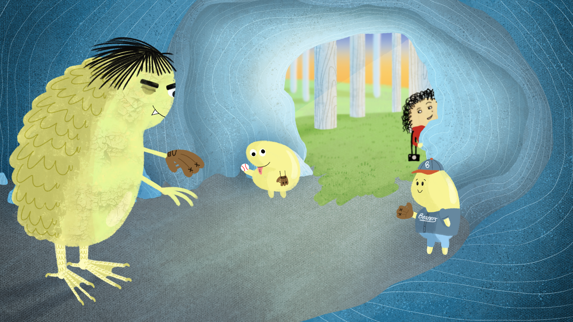  Cel from “The Rotten Legume.”  Illustrated by Hannah Bridgham  
