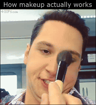 Your photographer has seen makeup artists will keep your face in place for better or for worse.