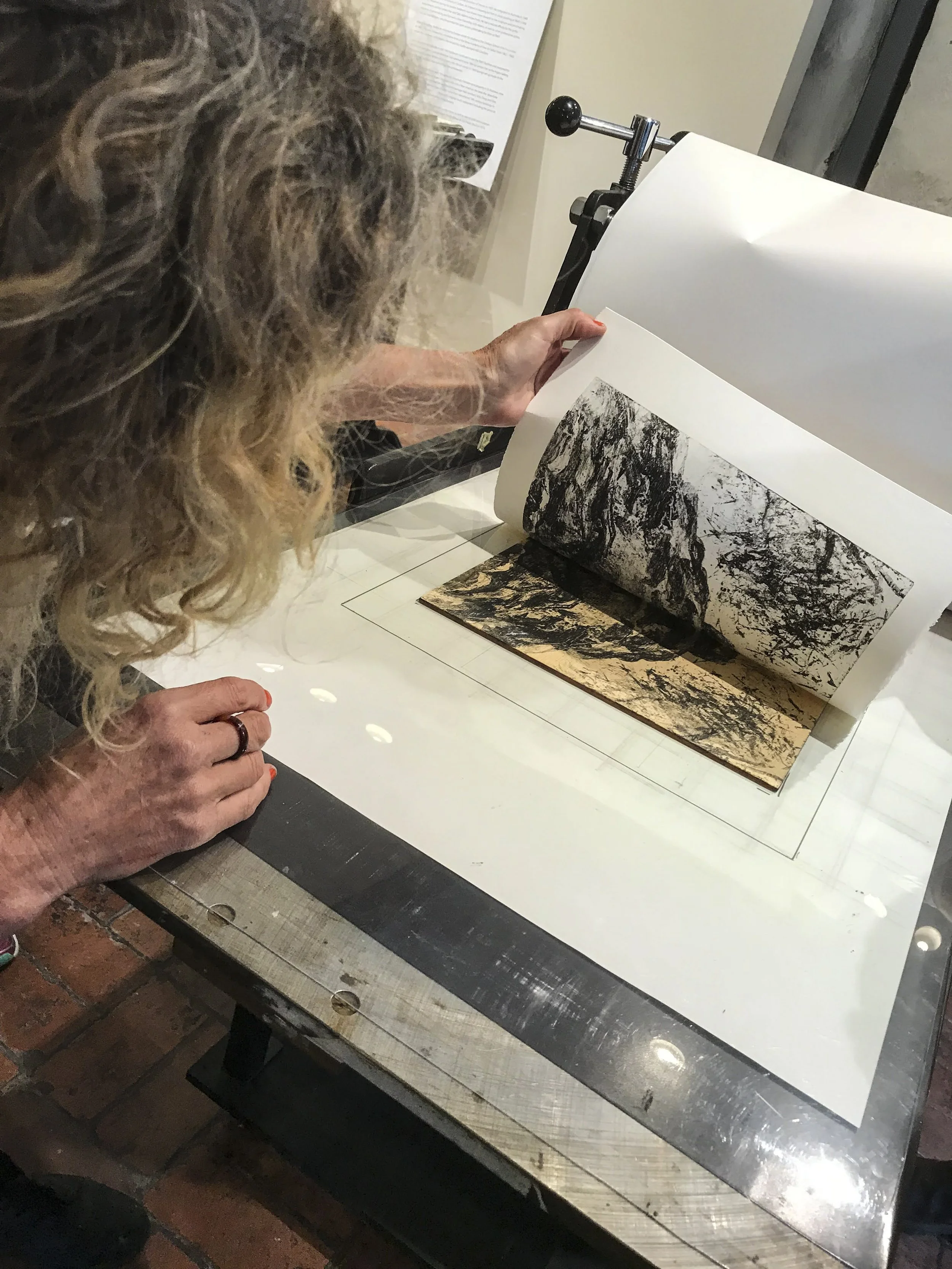 Wood Lithography (Mokulito) - Week-end workshop with Barbie Kjar   ***Waiting List only***