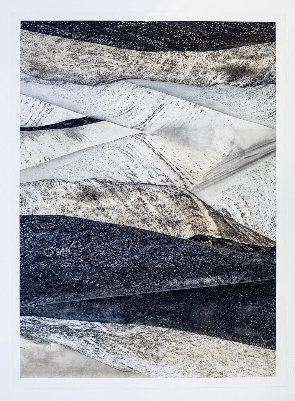 "Renegotiating The Atlas" Photogravure. Plate Size 42 x 60 cm Edition of 3 with variations