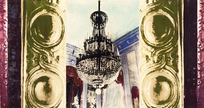 Photopolymer Photogravure with a la poupee colour