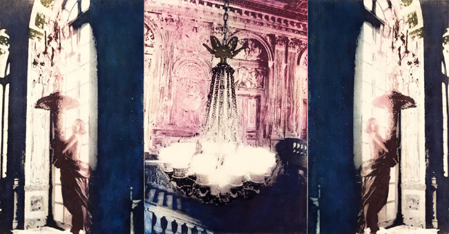 Photopolymer Photogravure with a la poupee colour