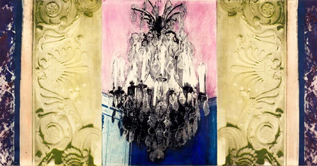 Photopolymer Photogravure with a la poupee colour