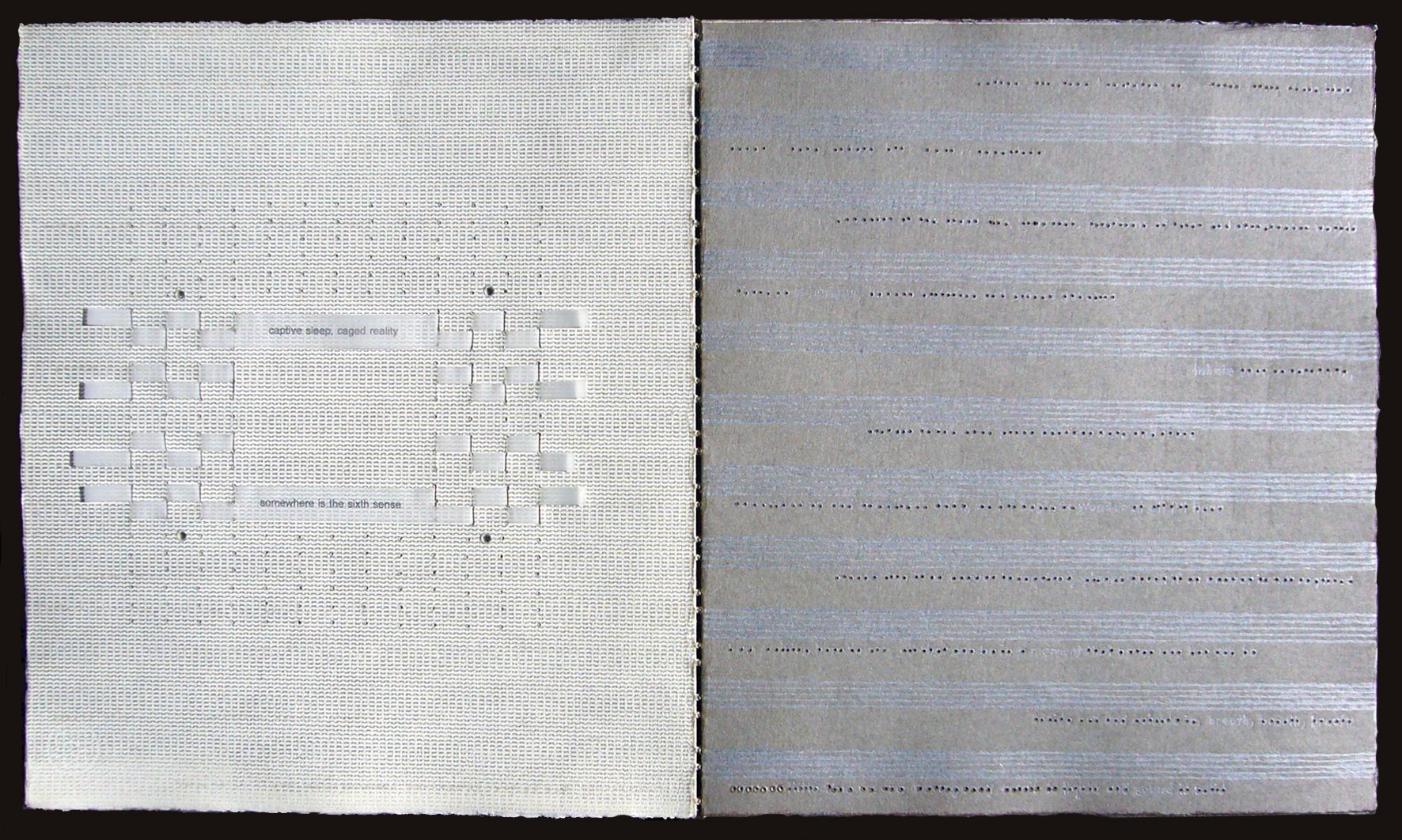artist book, Soothsayer the Manuscript, 2005 , 470 x 410 x 1.5 mm -1.jpg