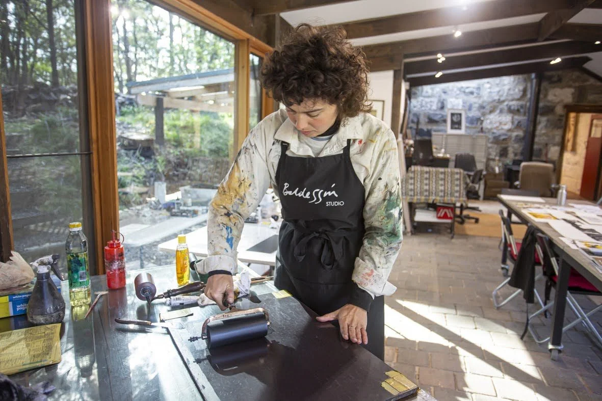 Baldessin studio_inside artist working.jpeg