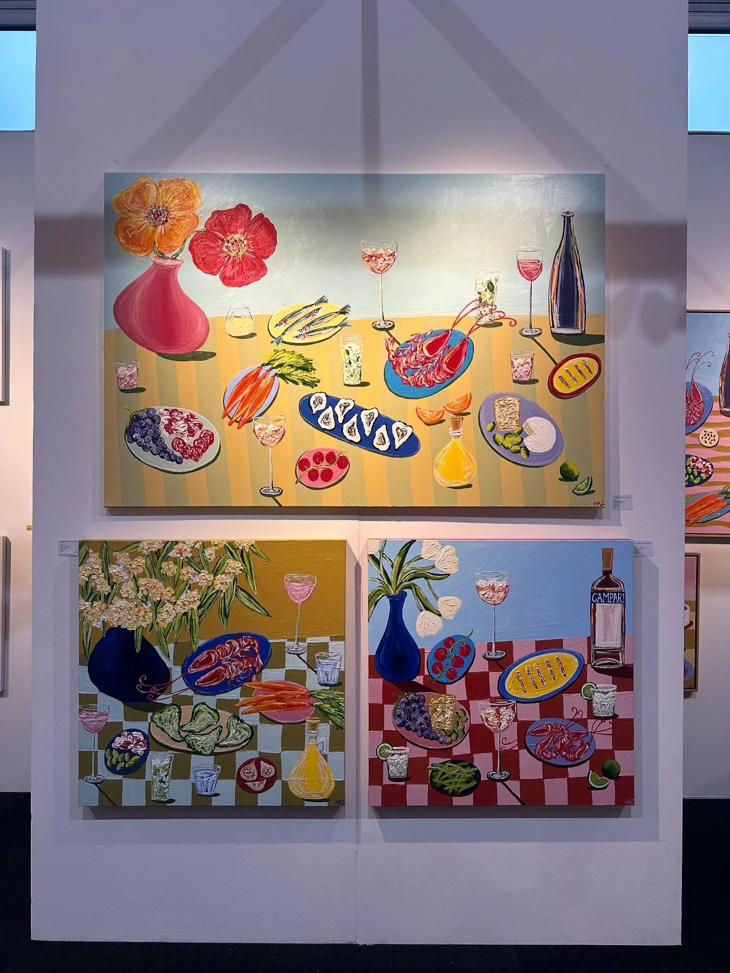 And that&rsquo;s a wrap on @affordableartfairuk Battersea! 

40 artworks sold - 26 canvas works, 13 paper artworks &amp; 1 print! 

A huge thank you to my incredible gallery @adlibgallery and the team - Mark @mark_ef , Dylan, Daisy, Rosie &amp; Henry