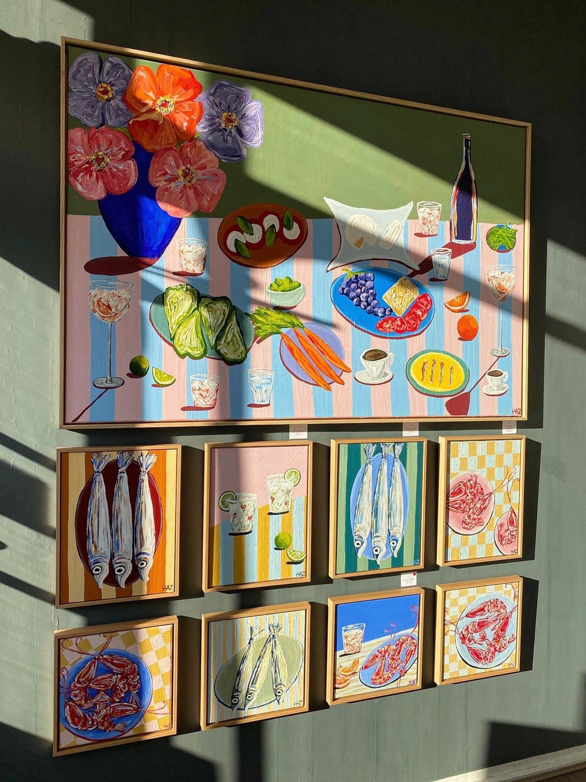 Second half of 2025 ✨

July - games fair &amp; more commissions (love receiving photos of your pieces in their space!) 
August - went to France and painted a series of watercolour paper artworks 
September - hired my first employee! &amp; moved studi