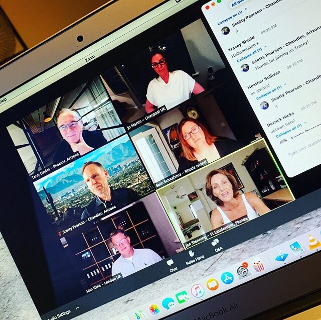 Thank you @tadshows for keeping us in the loop! Great webinar! Love to all! #staysafe #vocalist #presenter  #zoom