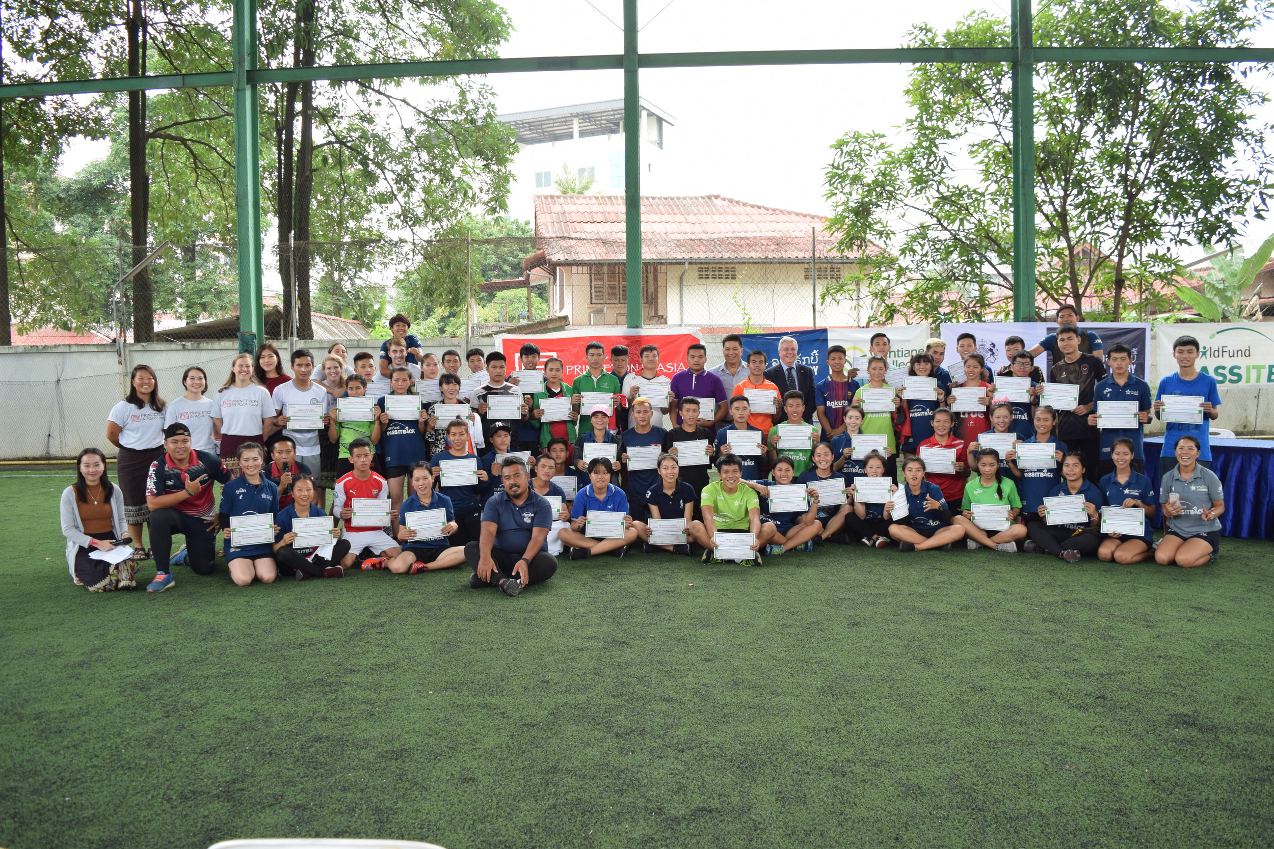 52 Youth Coaches Participate in	First Rugby and English Camp