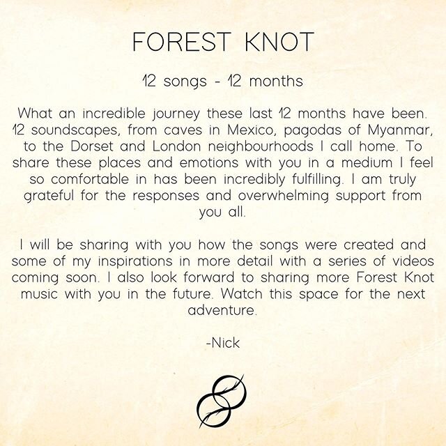 12 songs - 12 months .
.
.
.
#forestknot