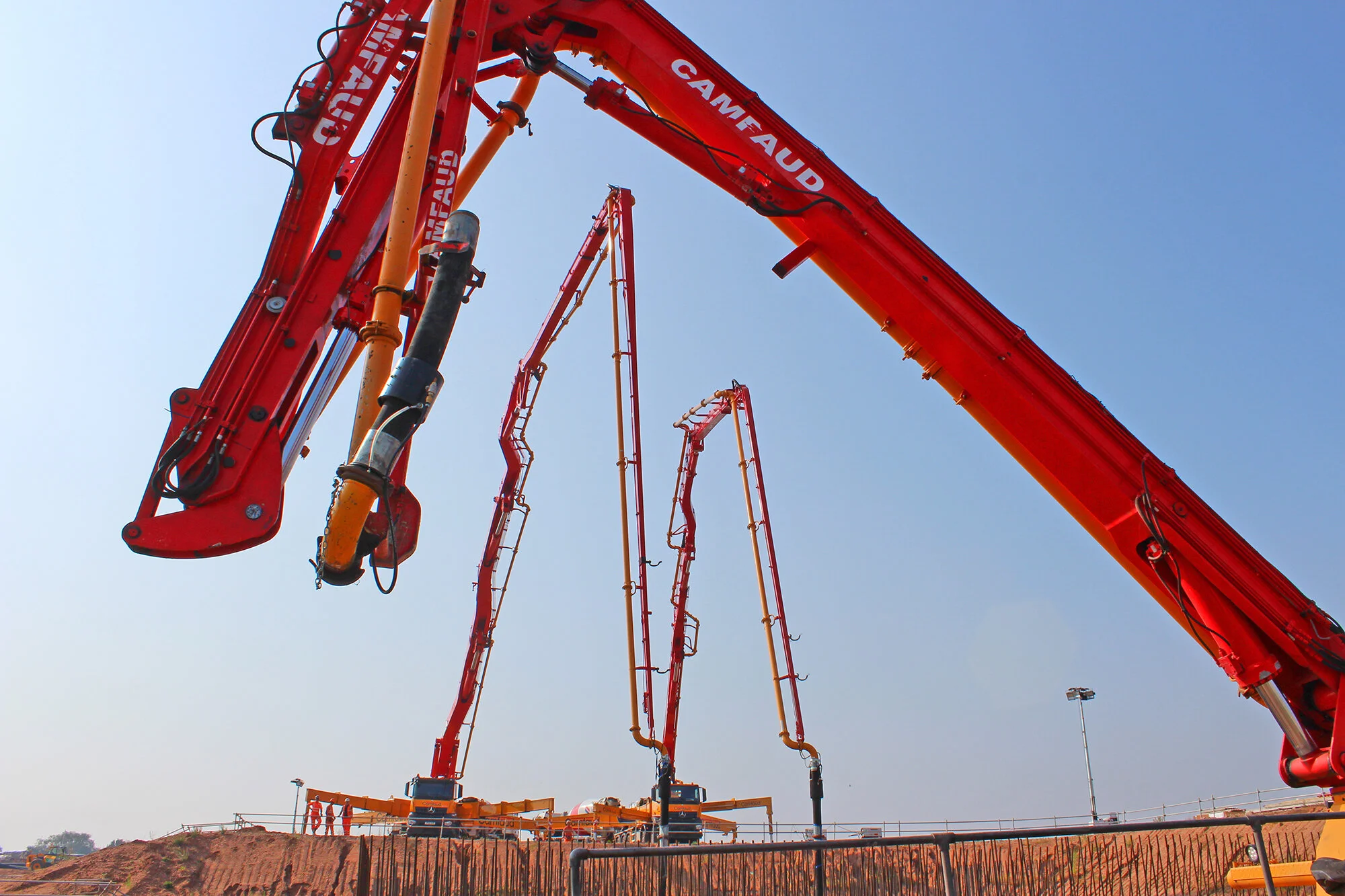 Mobile Concrete Pumps Putzmeister, Schwing & Camoli