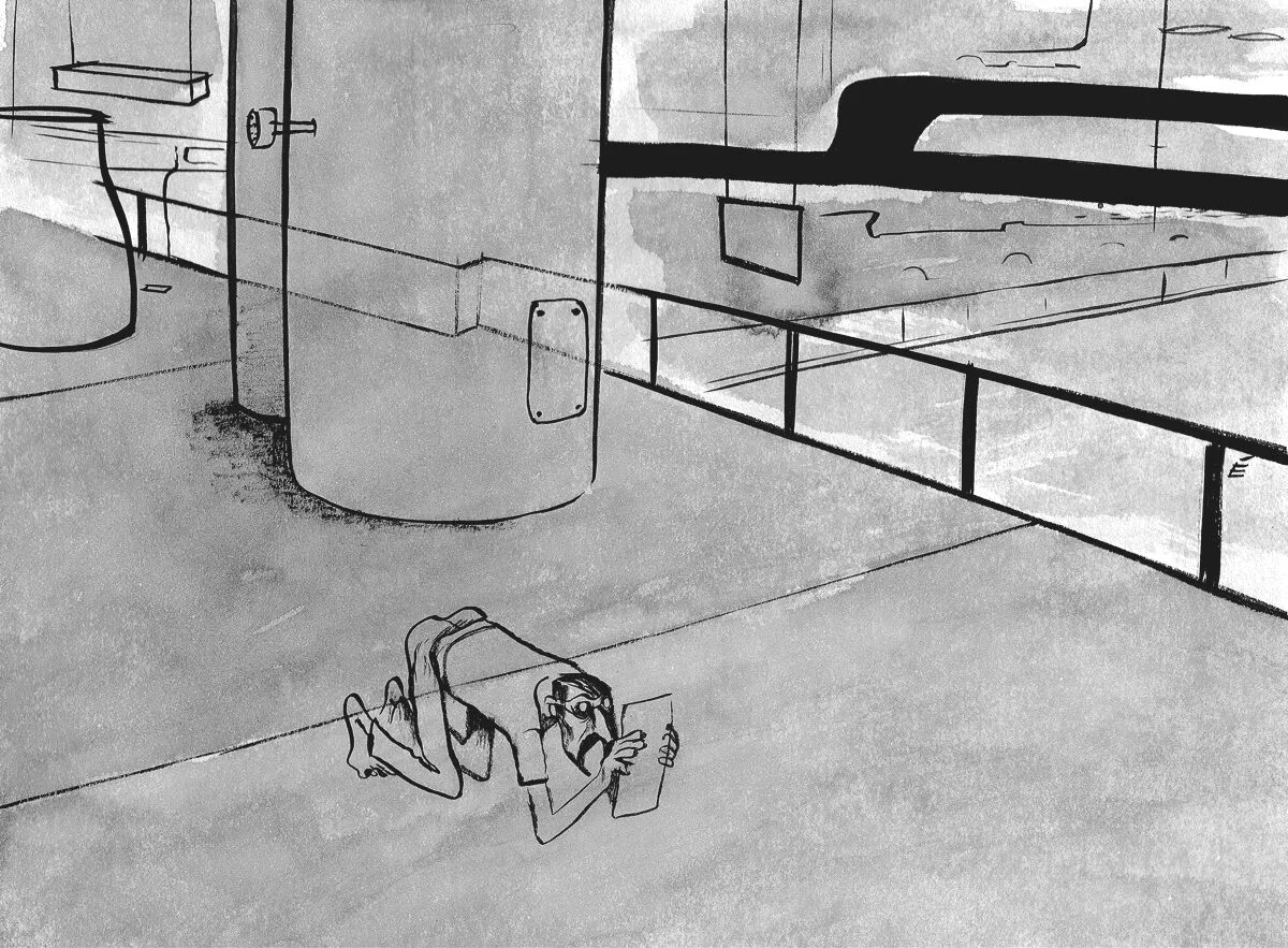 andre-slob_painting_illustration_interior_factory_tubes_reading_bending.jpg