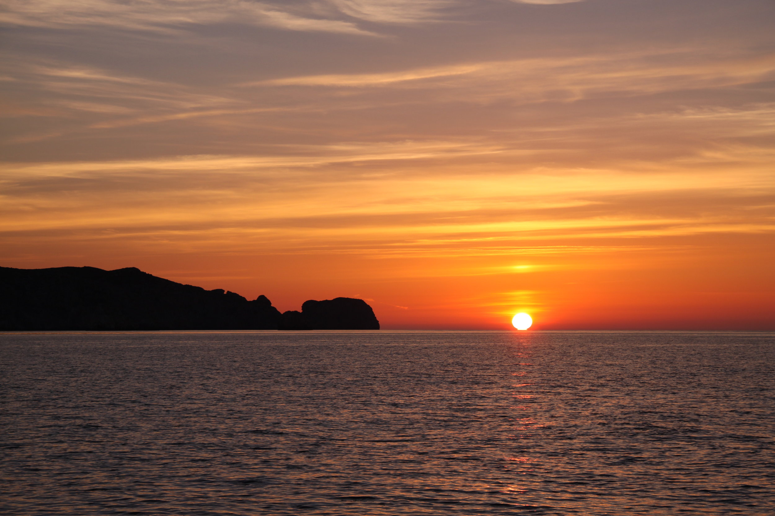 Sonnenaufgang vor CABRERA