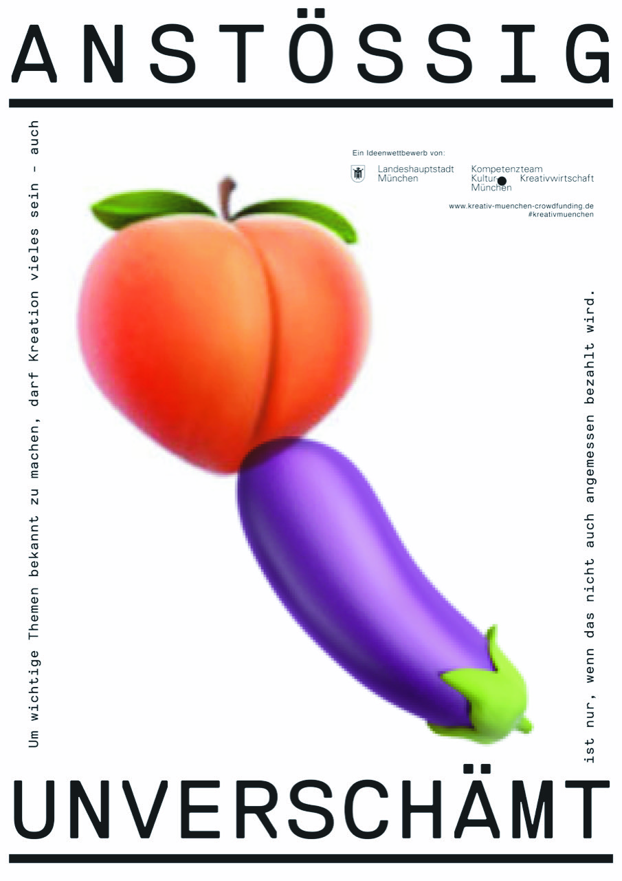 Fair Pay Initiative - Idee &amp; Text - Kreativwirtschaft München - Poster Print