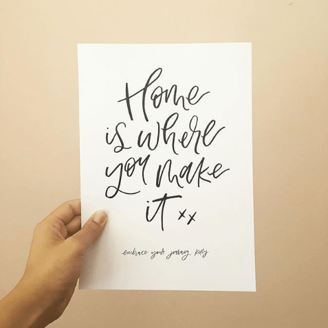 Light of Leni | Custom Hand Lettered Print