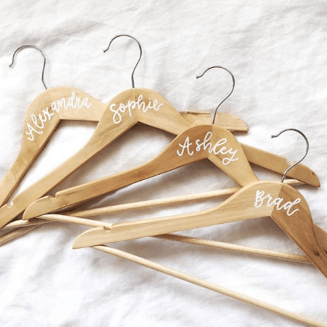 Light of Leni | Hand Lettering | Bridal Hangers
