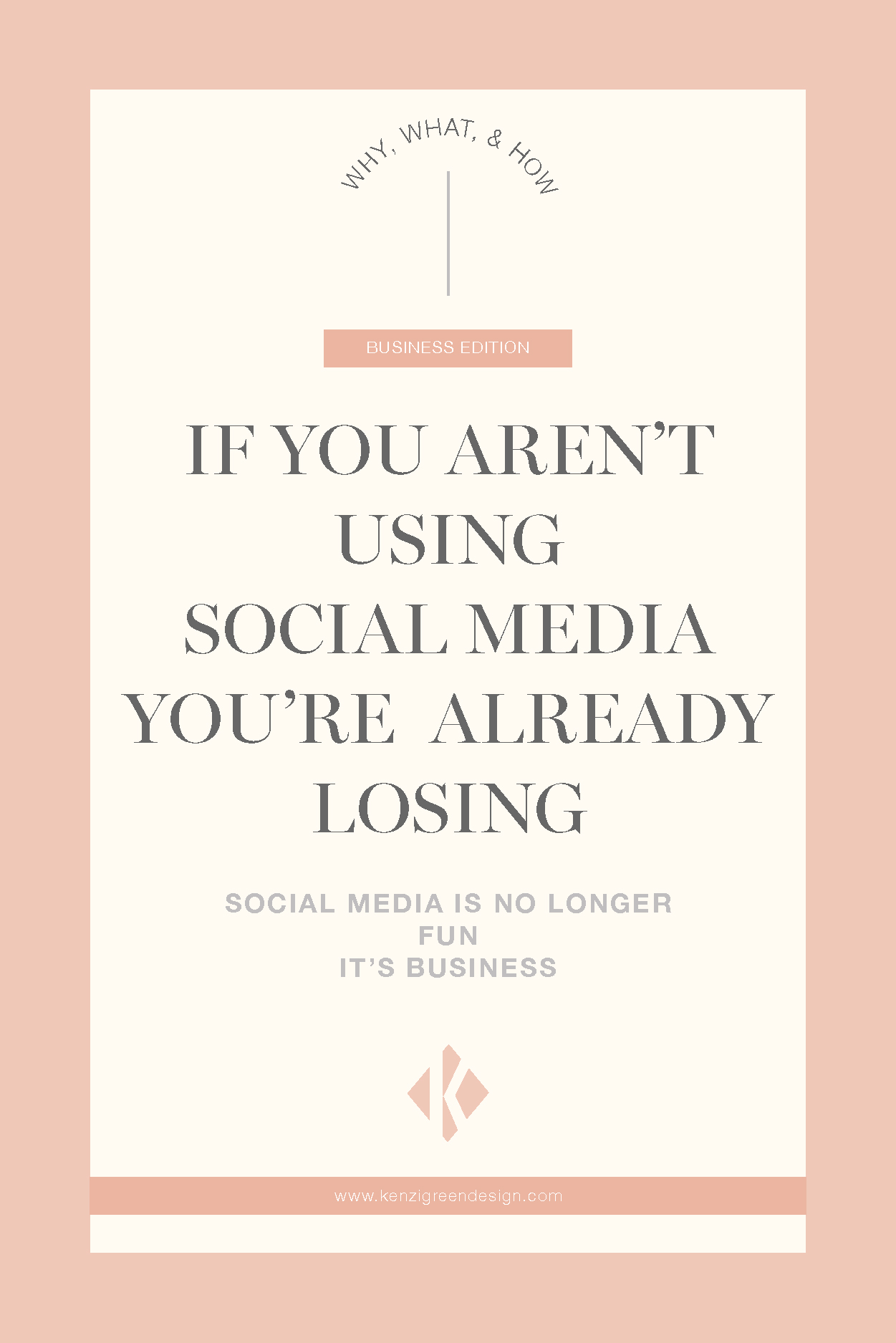 If you aren't using social media you're already losing