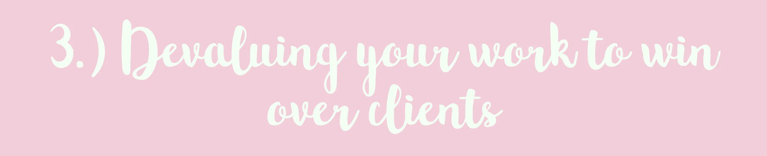 Wrong way to get clients