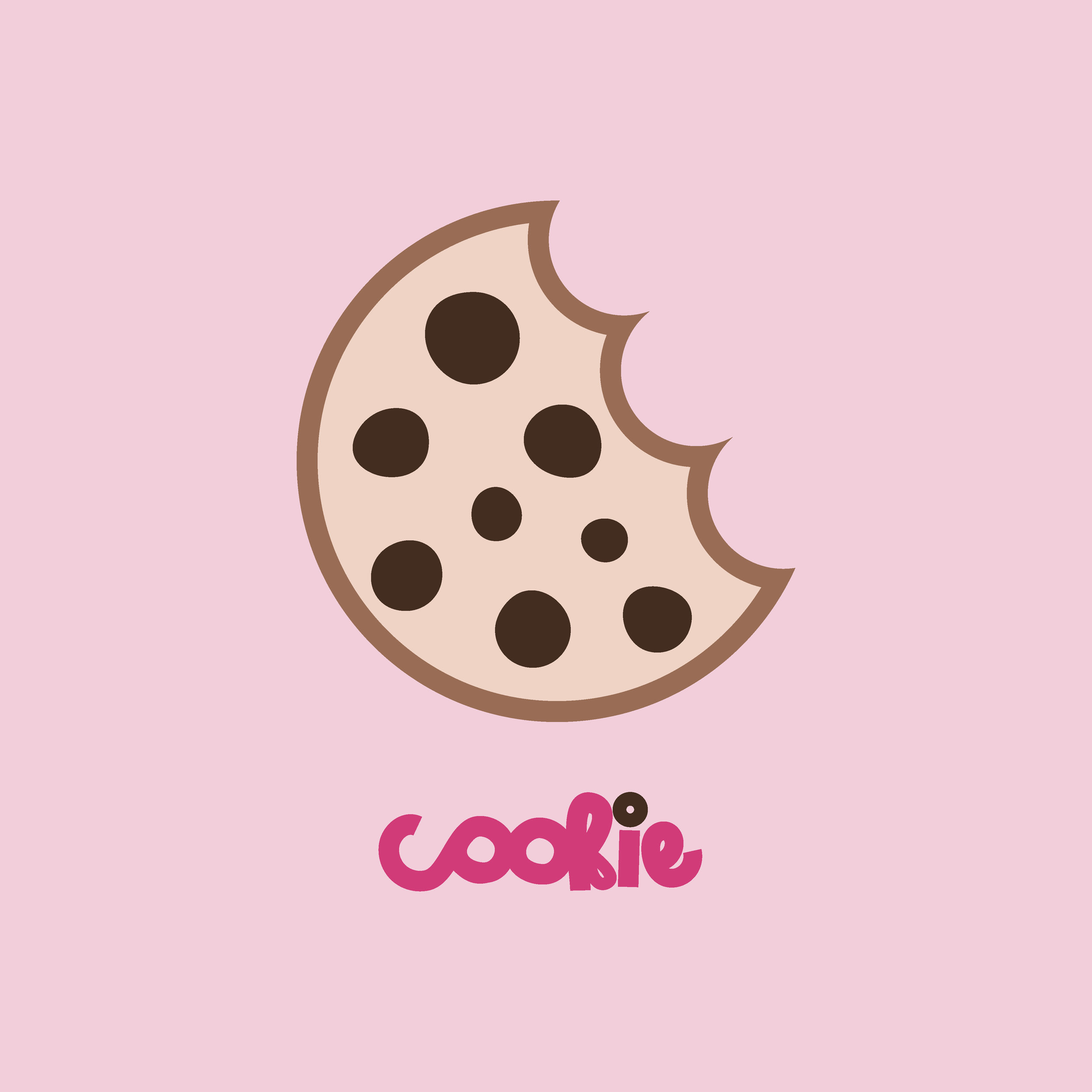 cookie logo design by kenzi green design