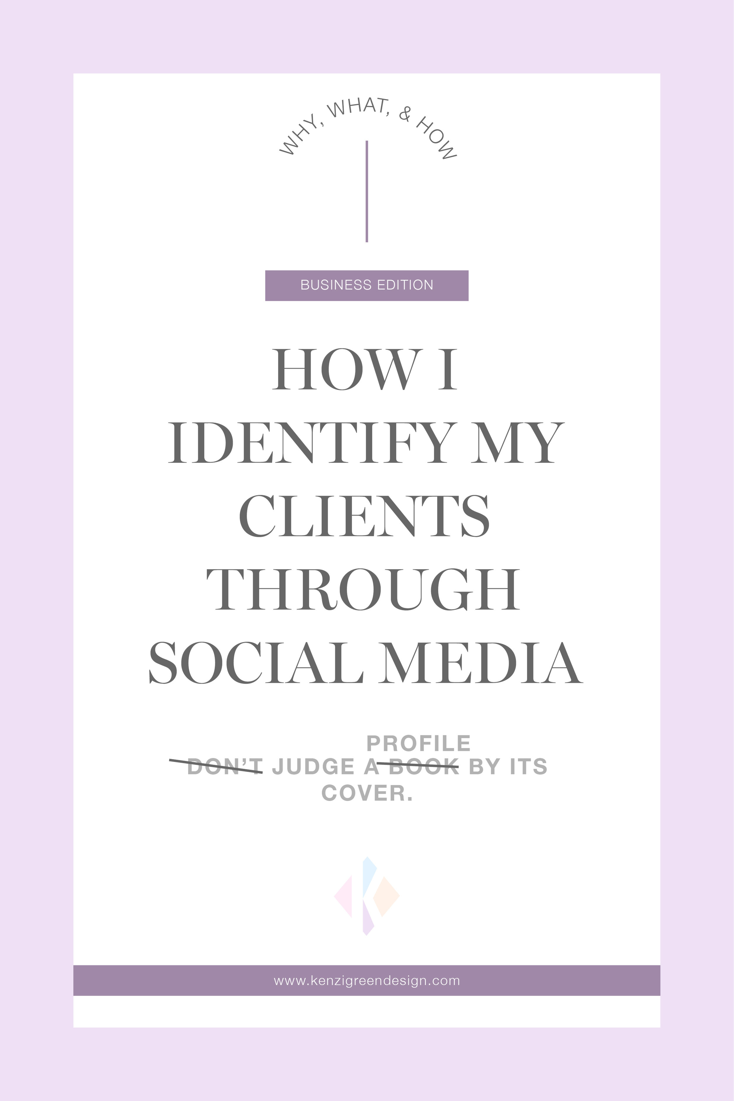 How I Identify My Clients Through Social Media #branding #businesstips #howtofindclients #businessstrategy