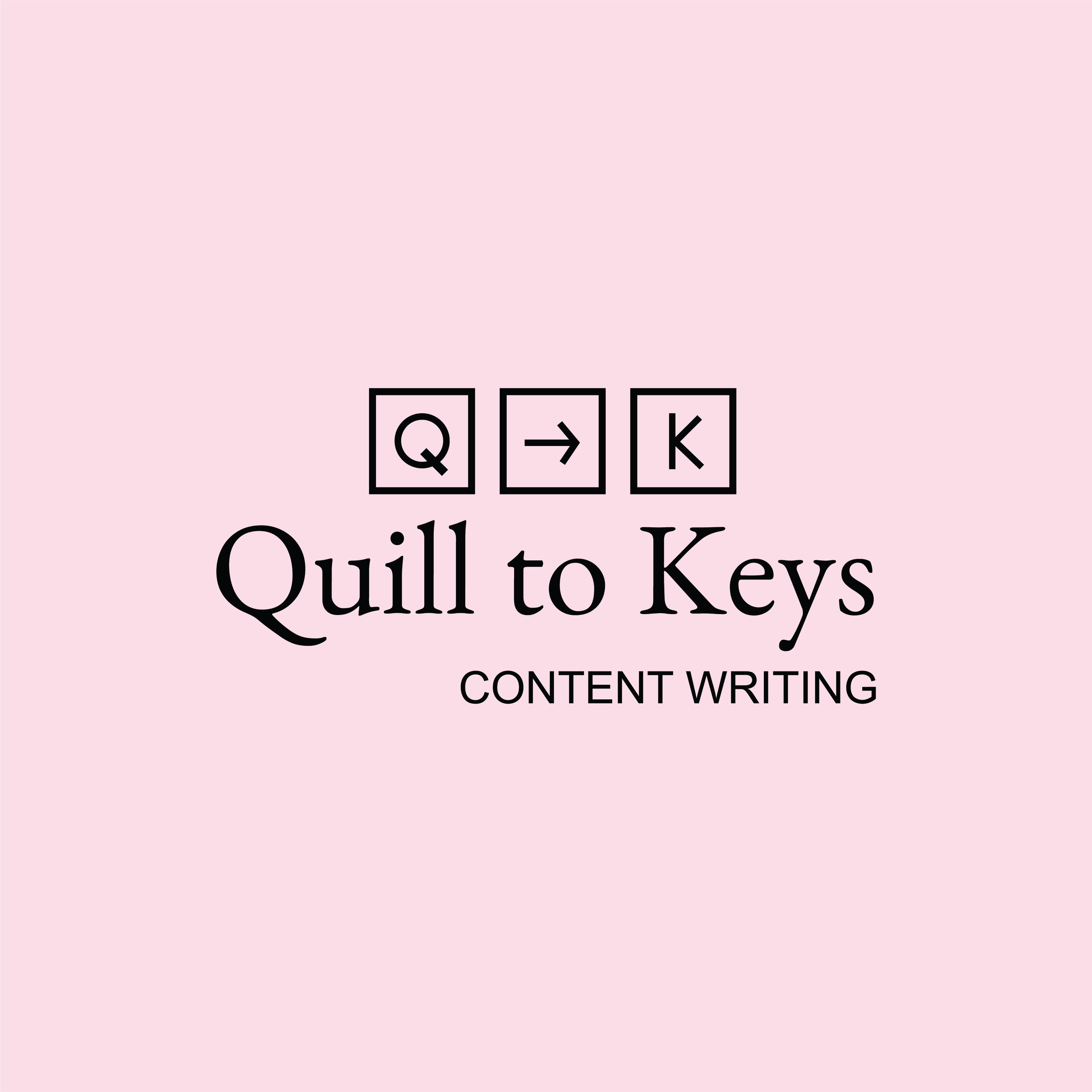 QuilltoKeys Logo Design