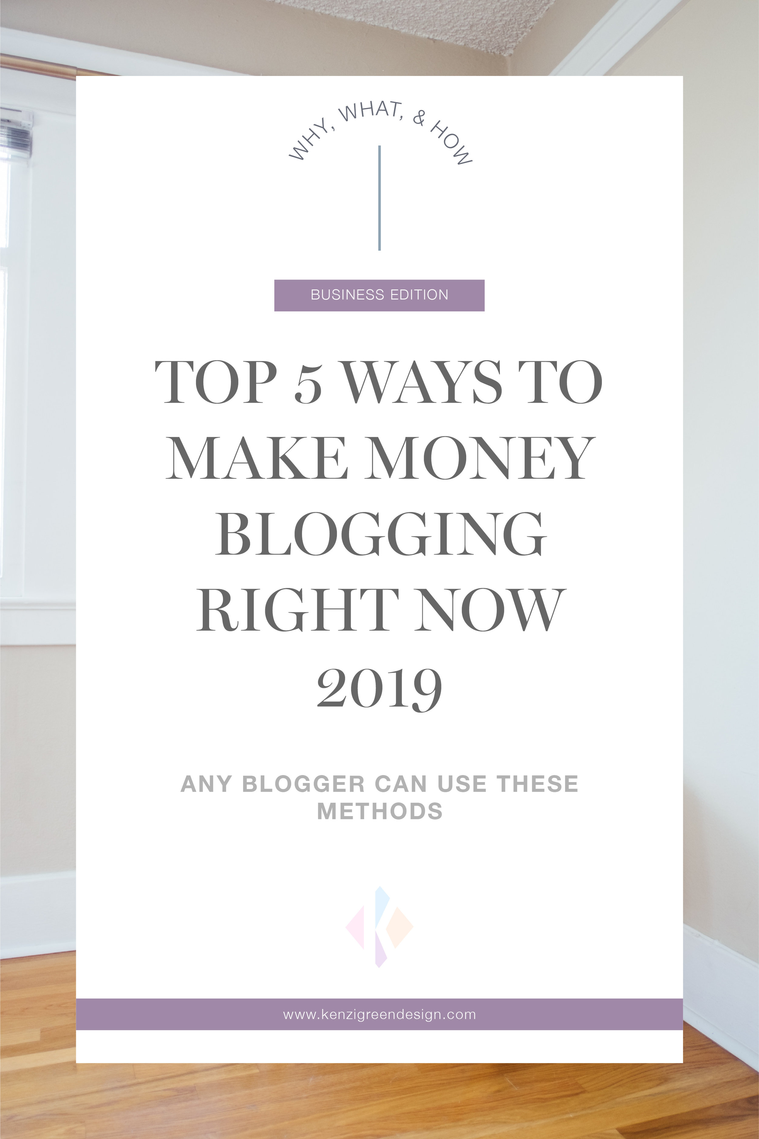 Top 5 Ways To Make Money Blogging Right Now 2019 #moneyblog #makemoneyblogging #blogideas #monetize