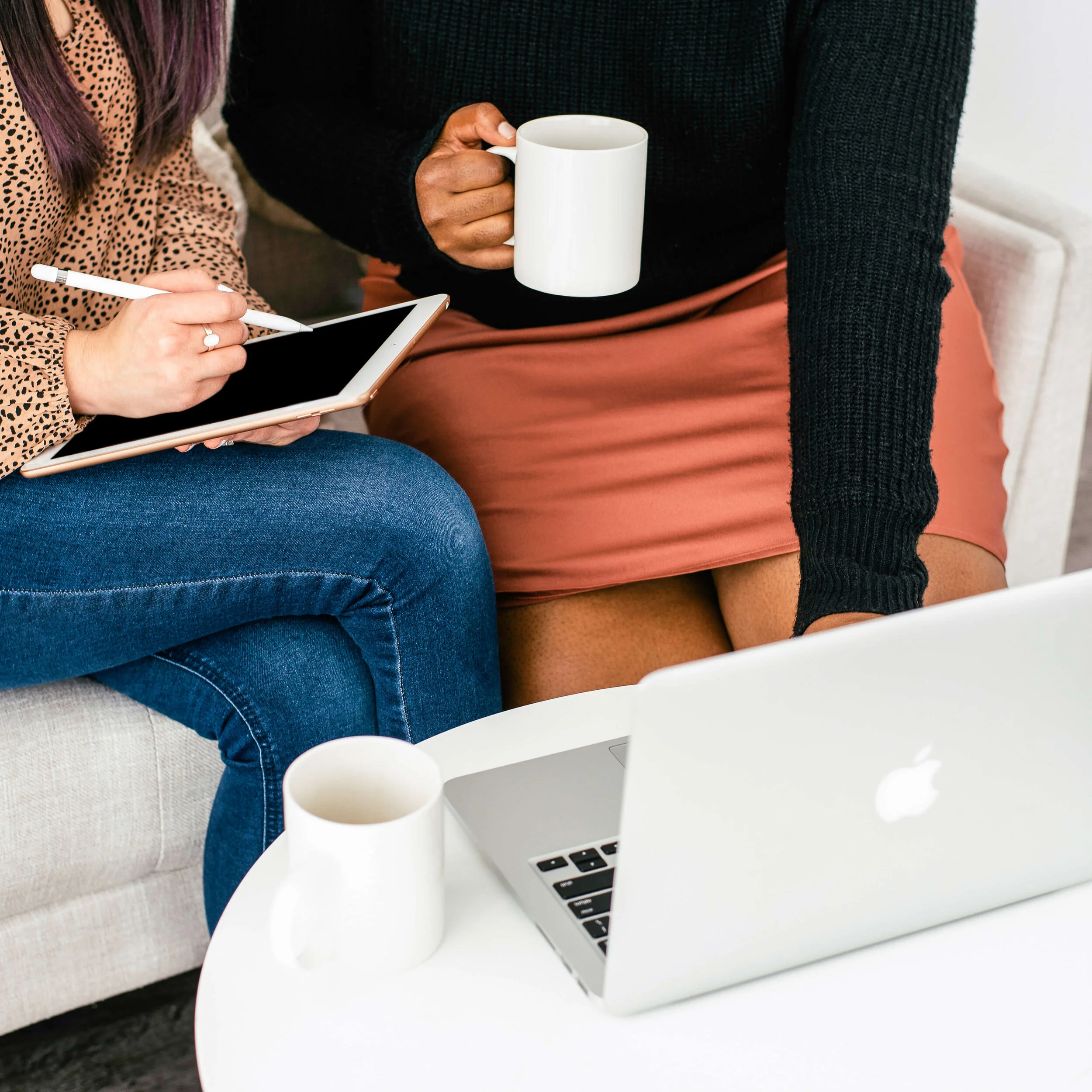 Designer and Client working together