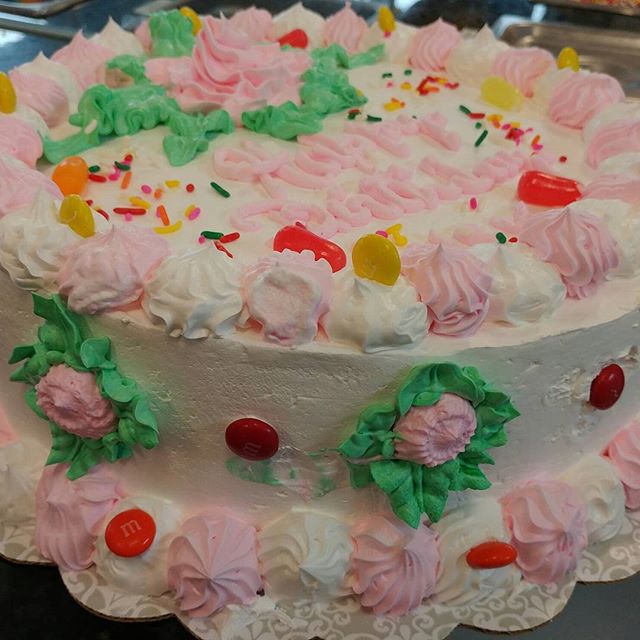 Home made ice cream cake. From Terrys. Happy birthday Lucy #oldfashionicecream #icecreamcake #icecream #allflovors #happybirthday