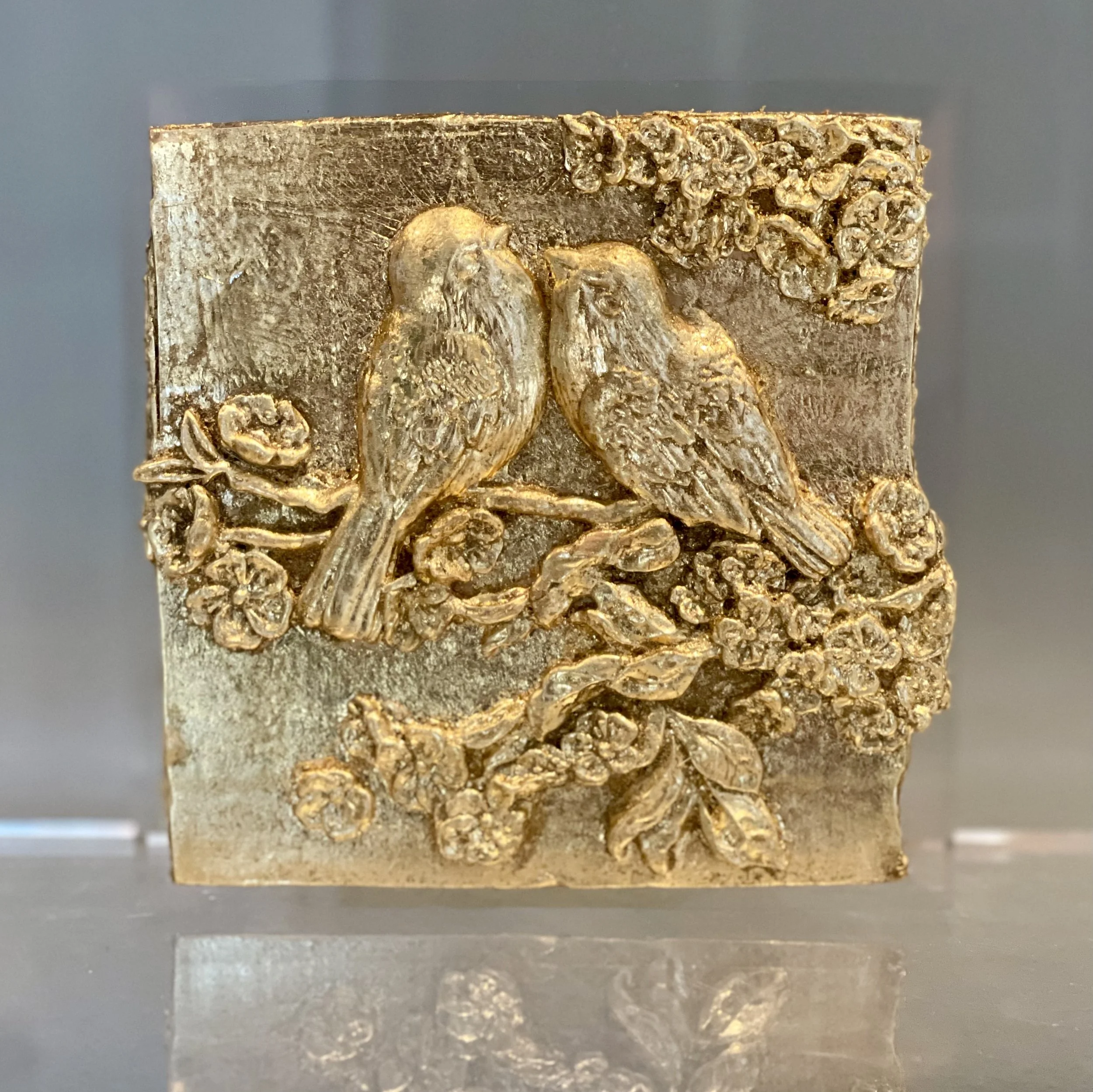 Love Birds on Cherry Blossom A