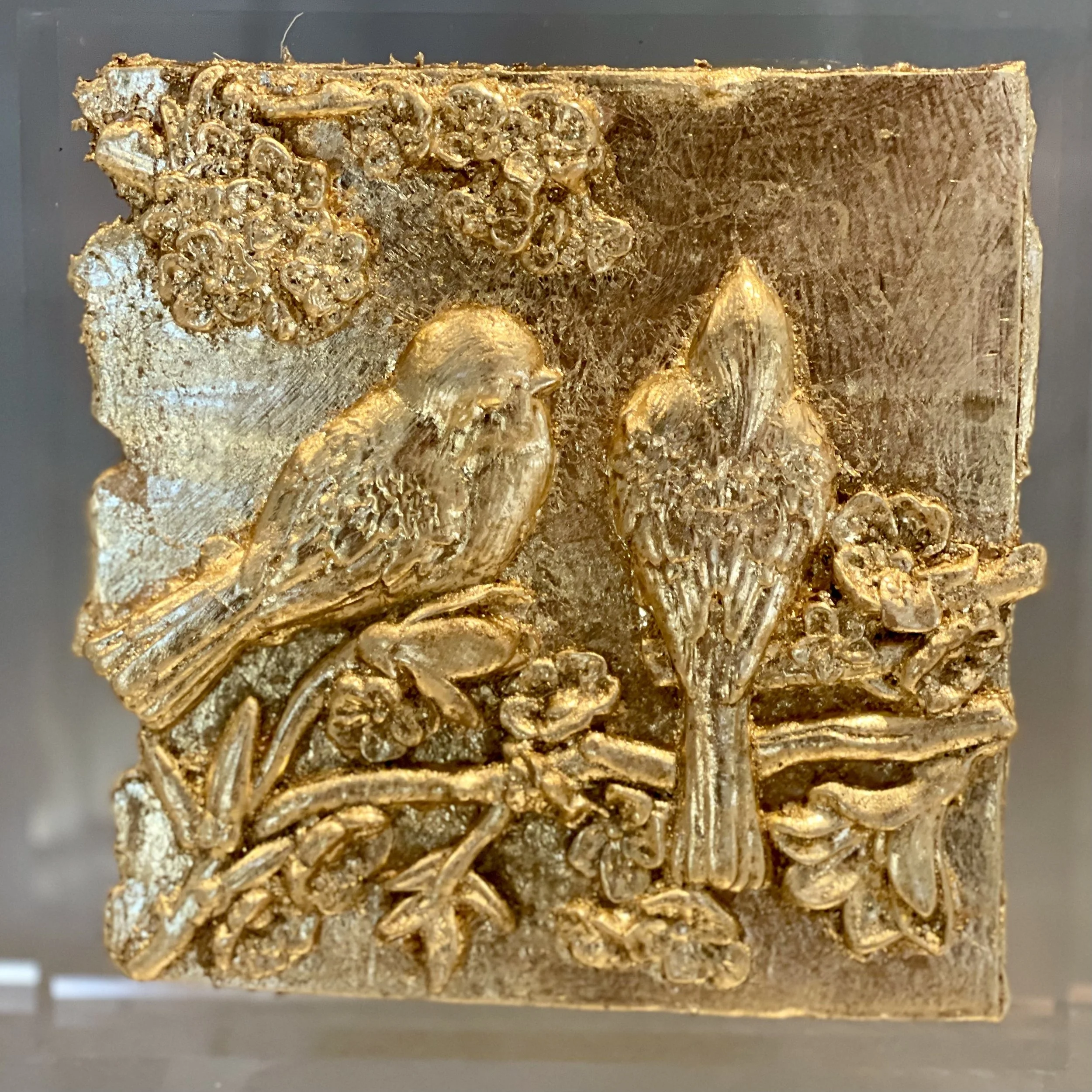 Love Birds on Cherry Blossom C