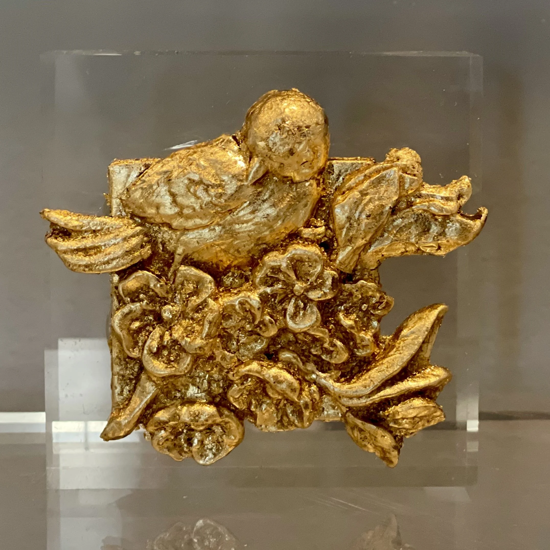 Baby Bird on Blossoms B