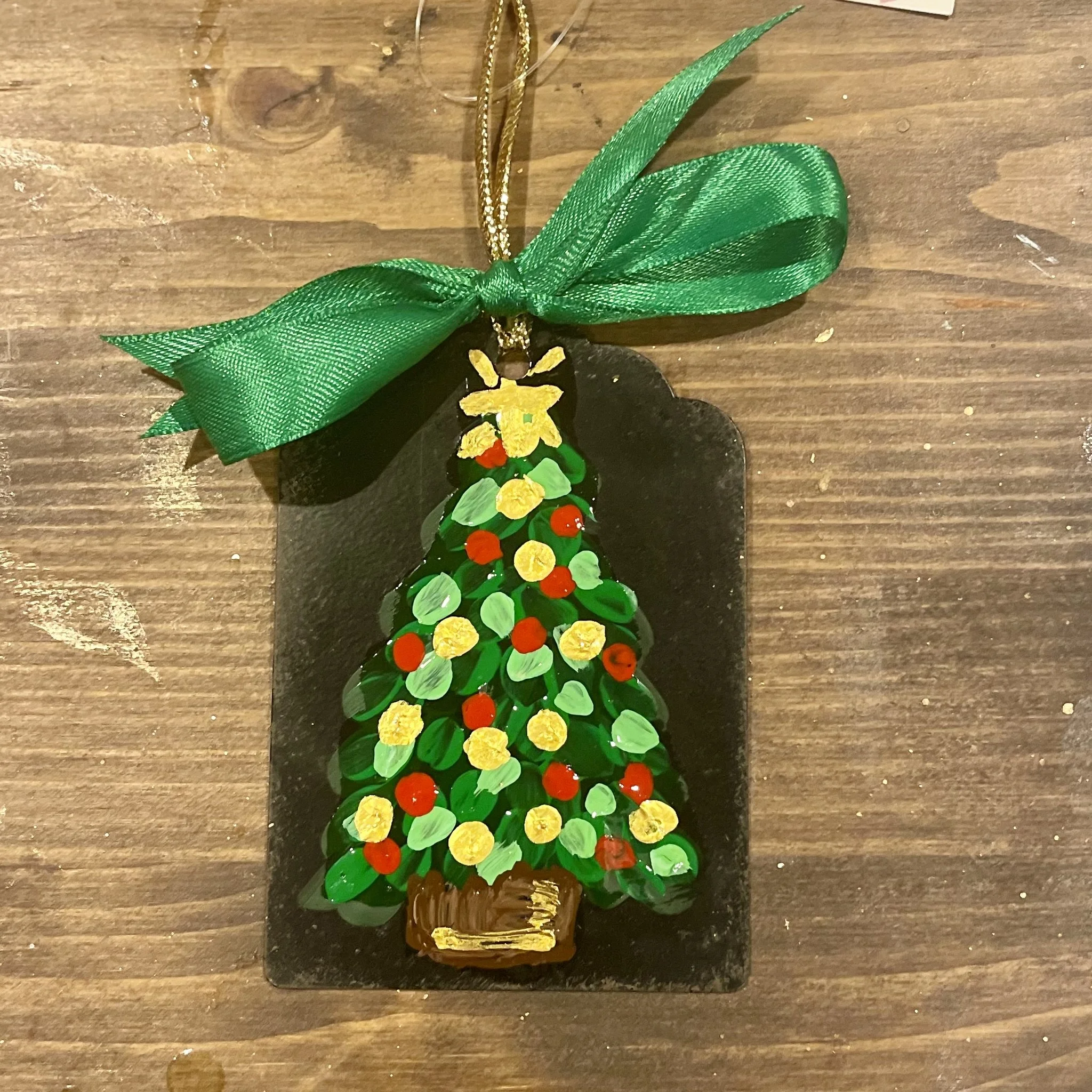 Christmas Tree on Metal