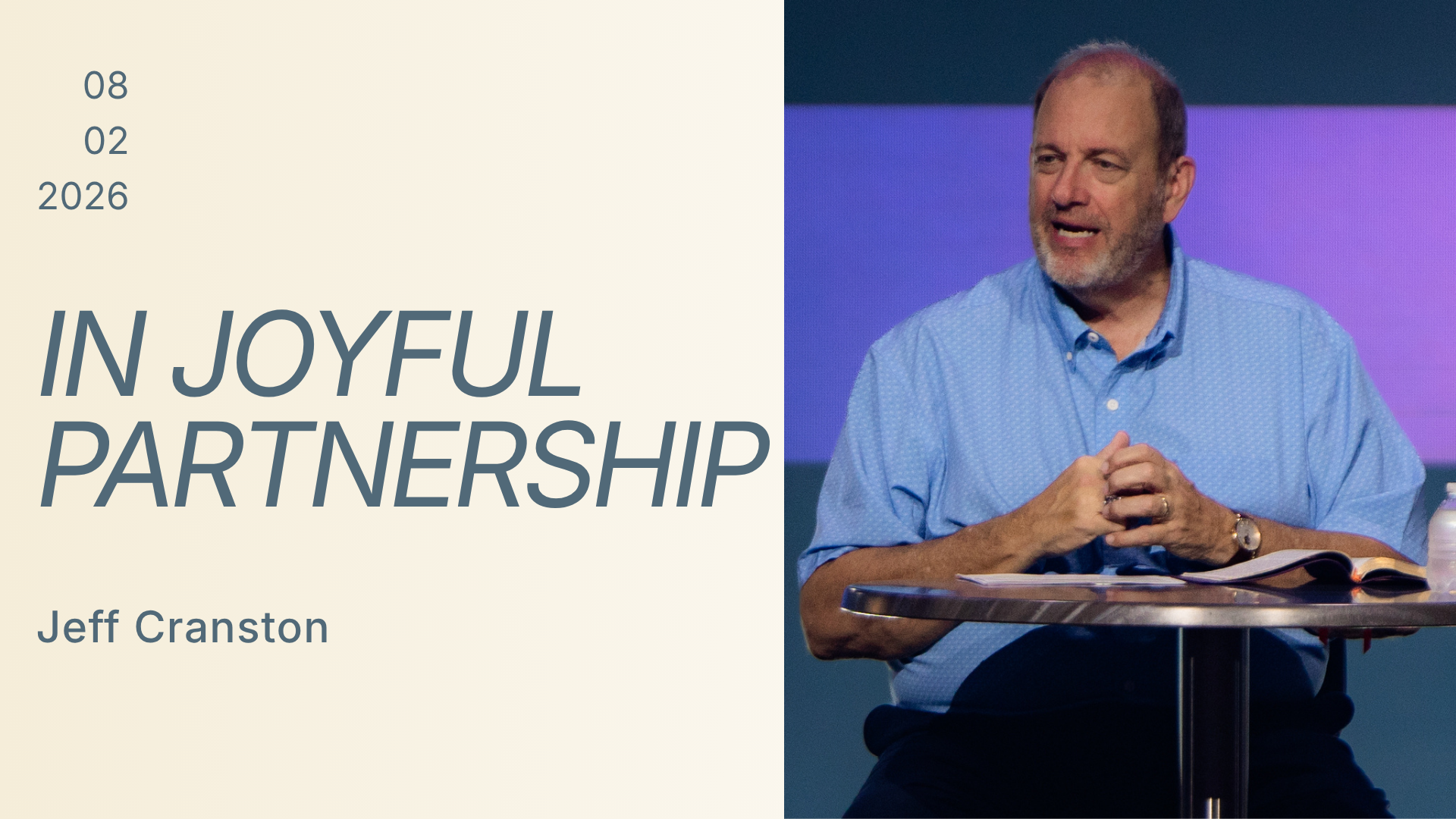 In Joyful Partnership