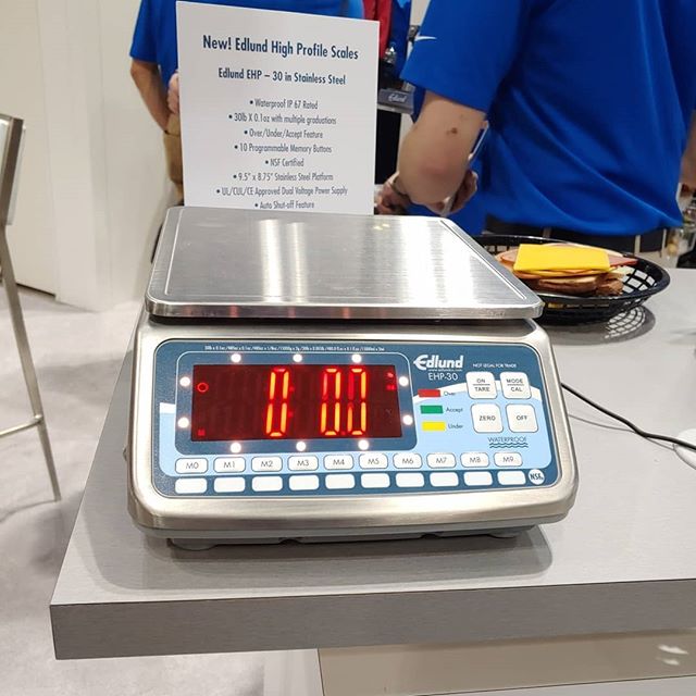 There are scales and then there are Edlund scales!  Make sure you don't leave #nafem2019 without stopping to see the new High Profile Scales from one of the most trusted brands in food service!  #Edlund #Bravoscales #backofthehouse #CFSinc #stainless