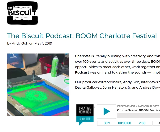 Hosted by Time Miner and Matt Olin, the Creative Mornings Charlotte podcast believes that everyone is creative, and everyone is welcome.