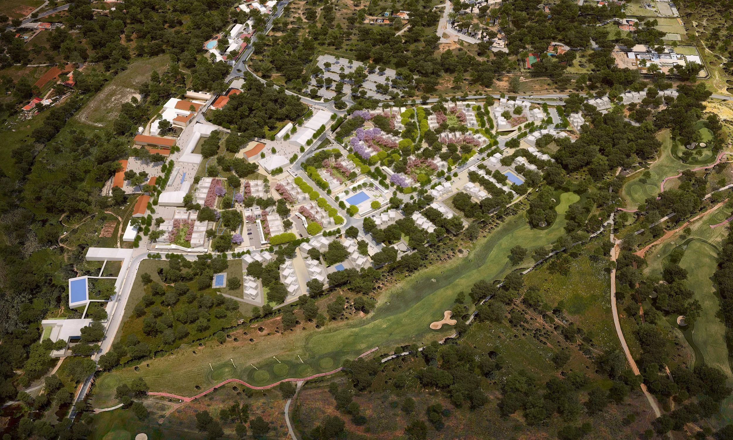 Vilamoura Lakes urban Planning, JFA, SCS