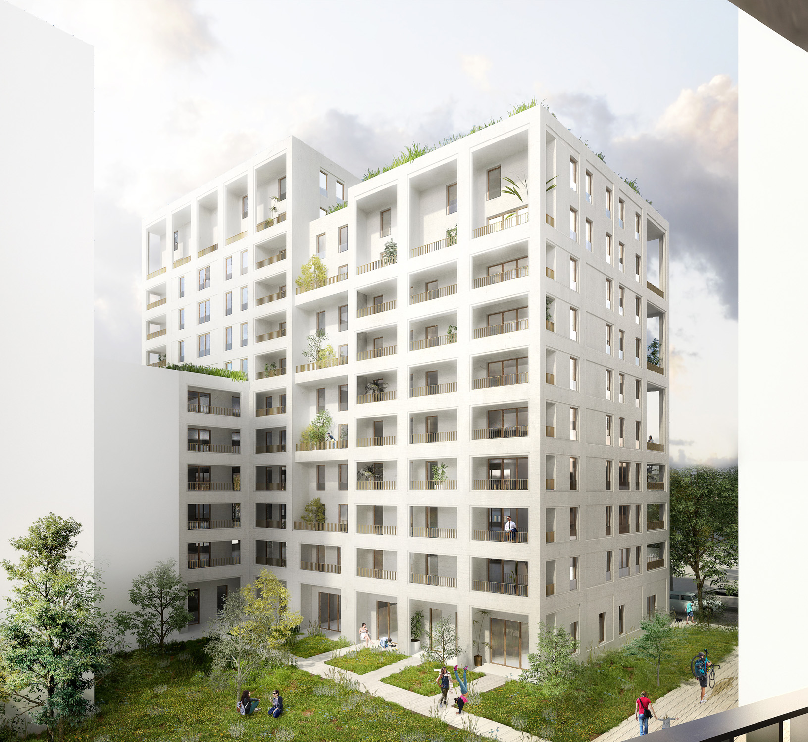 Logements,Nicolas Mallet Architectes