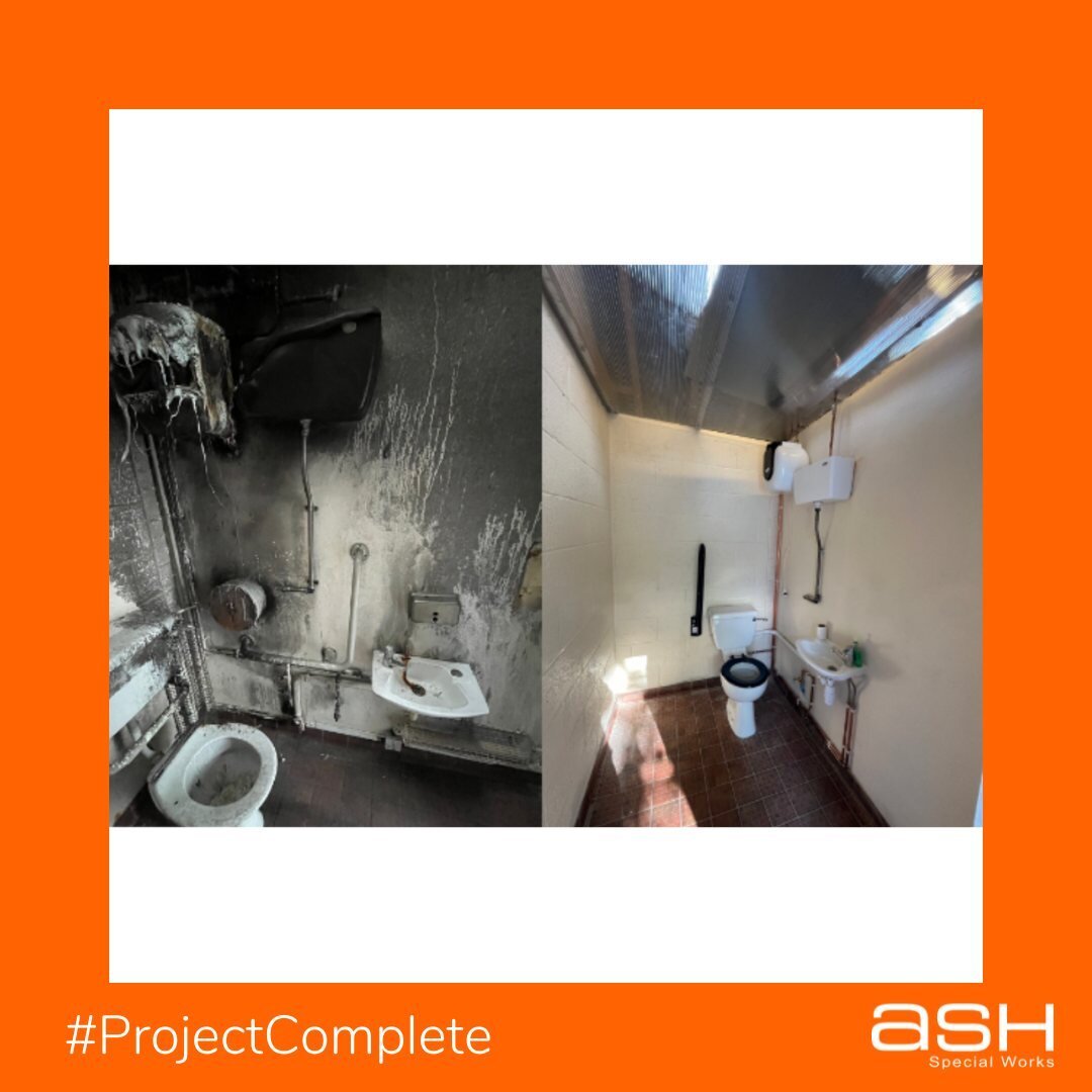 #ProjectComplete 

We have recently refurbished a public toilet that had been damaged by a fire. 🔥

Works comprised of plumbing, electrics, decoration, replacement ceilings as well as trenching out in the neighbouring cricket pitch to find an existi