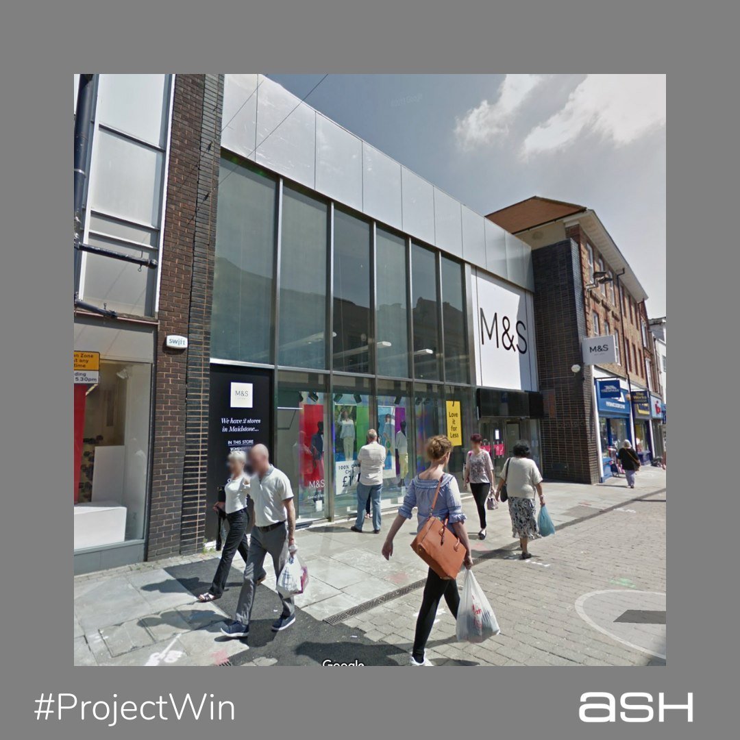 #ProjectWin 🎉
The Ash Contracting team has been awarded the dilapidation works project of Week Street, Maidstone! 🛍️ 

Back in the heart of Maidstone Centre once again, this time partnering with Tandridge District Council. Our team is buzzing to ge