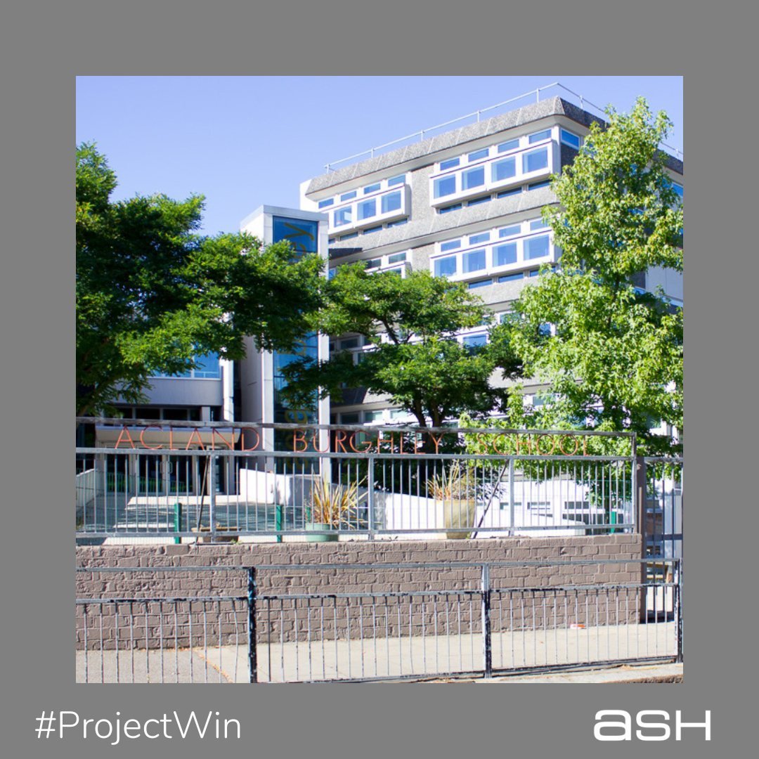 #ProjectWin 🌟

Summer is heating up, and so are our projects! 🔥 

The Ash team are excited to kickstart our work at Acland Burghley School in North London. 🏫 

Our team was successfully appointed after stage 1 of the tender, gearing up to revamp t