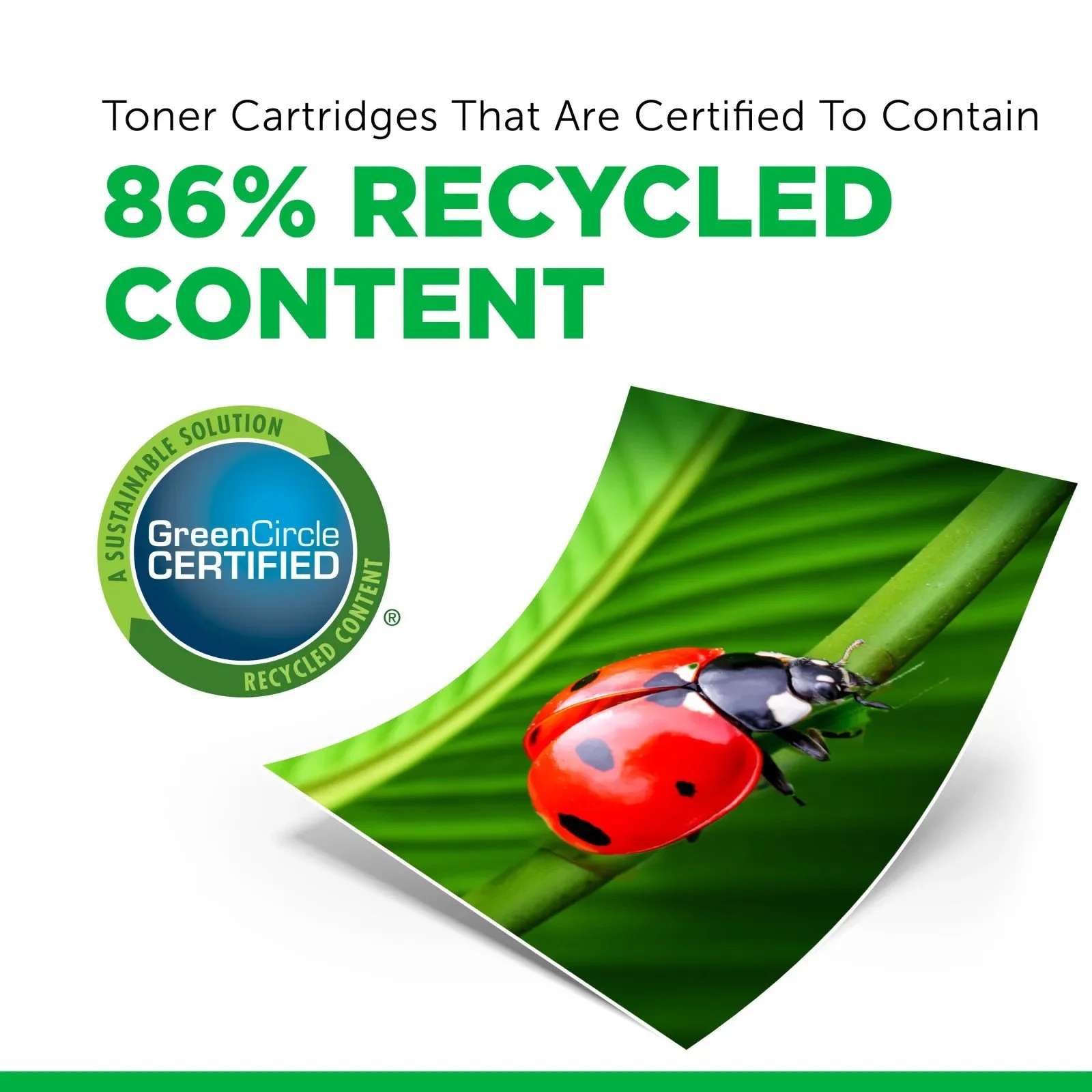 Package of recycled toner cartridges