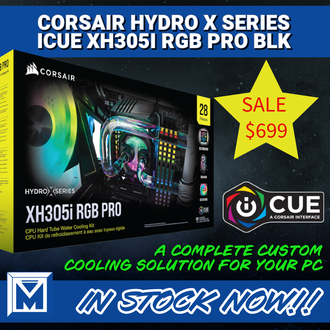 CORSAIR HYDRO X SERIES ICUE XH305I RGB PRO BLK