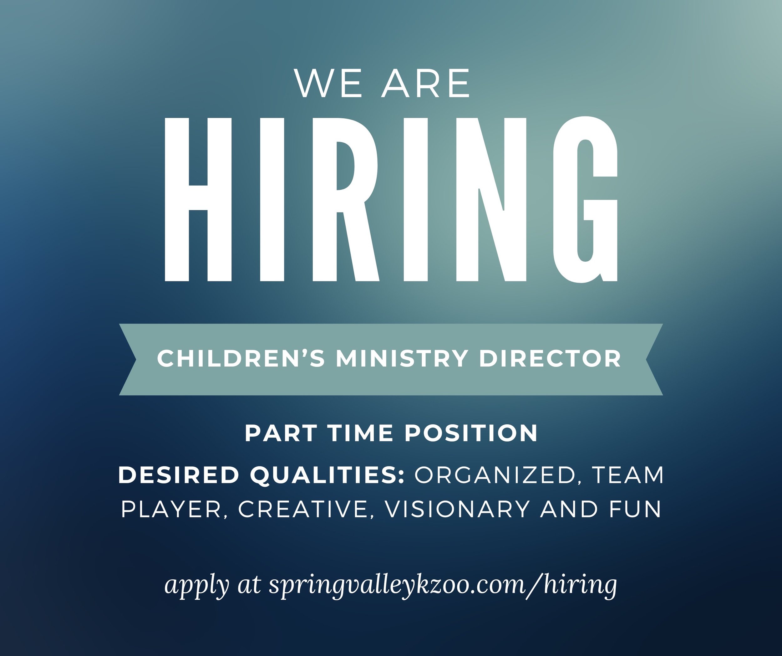 Apply to be part of our team