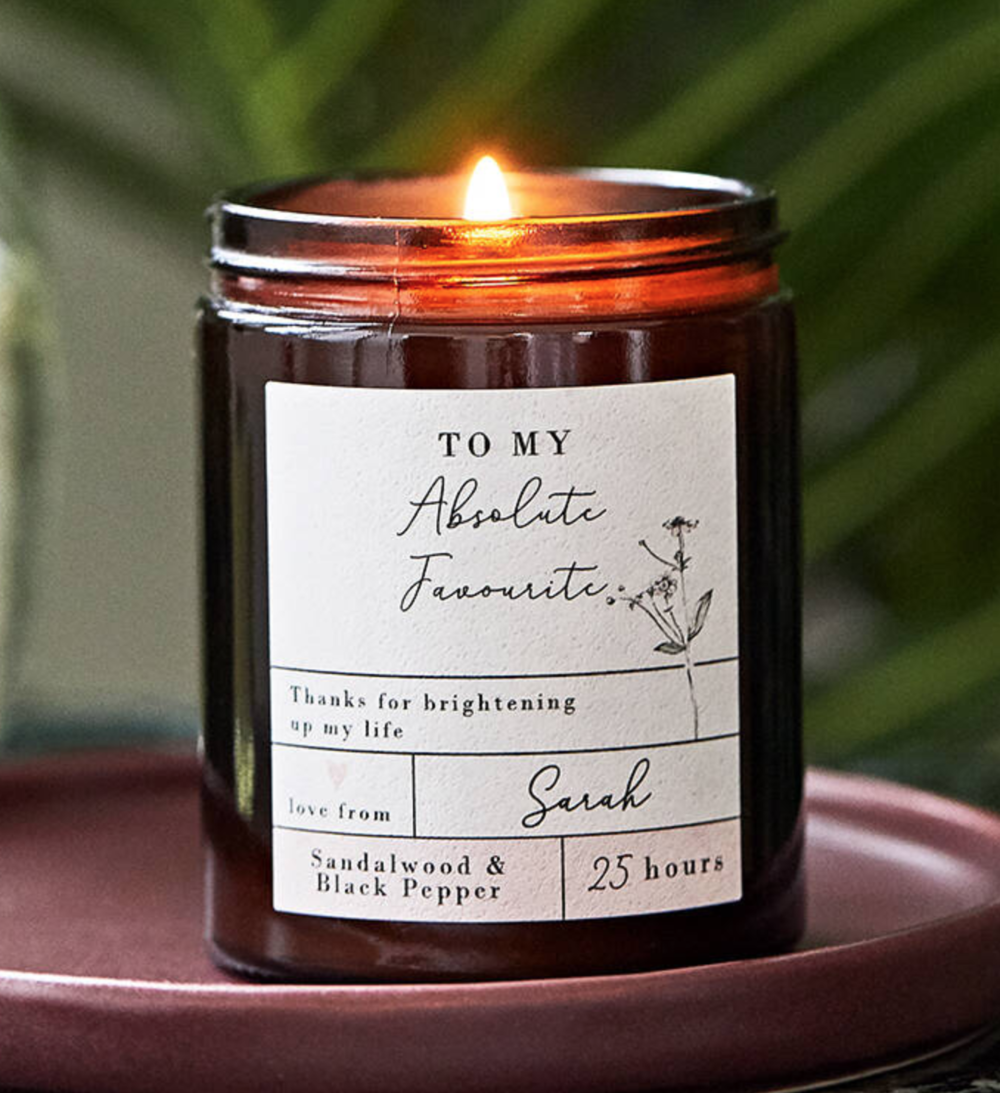 Personalised Candle 