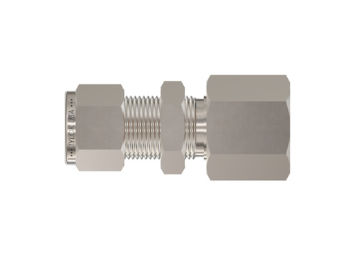 1/4" Tylok® x 1/8" Female NPT Bulkhead Female Connector