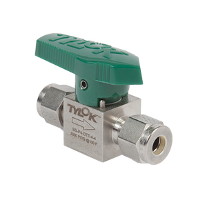 1/4" Tylok® Plug Valve, CBC-Lok® x CBC-Lok®
